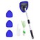 LUKCOZMO Windshield Cleaner Car Windshield Cleaning Tool with 3 Reusable and Washable Microfiber Pads and Extendable Handle Microfiber Car Window Cleaner
