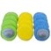 Polyte Microfiber Detailing Wax Applicator Pad w2 Handles 5 in 12 Pack MultiBlueGreenYellow
