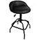 Performance Tool W85011 Pneumatic Swivel Bar Stool with Back Support 360Degree Swivel Heavy Duty Steel Frame Black