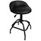 Performance Tool W85011 Pneumatic Swivel Bar Stool with Back Support 360Degree Swivel Heavy Duty Steel Frame Black