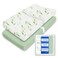 TOTBASIC Changing Pad Cover for Girls Boys TotBasic Premium Soft Boho Changing Table Covers Stretchy Jersey Changing Table Sheets Fits All Standard Changing Tables 2 Pack Sage GreenBotanical Leaf