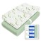 TOTBASIC Changing Pad Cover for Girls Boys TotBasic Premium Soft Boho Changing Table Covers Stretchy Jersey Changing Table Sheets Fits All Standard Changing Tables 2 Pack Sage GreenBotanical Leaf