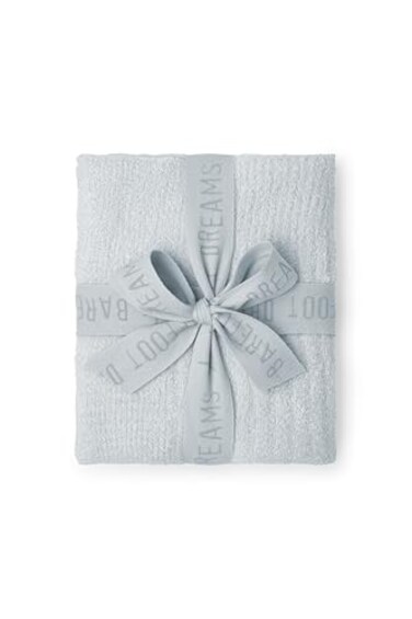 Barefoot Dreams CozyChic Lite Blanket 30 X 40 Blue 30x40