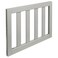 Salcod Toddler Safe Guardrail Compatible with Storkcraft and Graco Crib Conversion CPSC Crib Rail for Prevent Toddler from Rolling Off The Bed Gray
