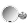 simplehuman Brushed 8 Round Wall Mount Sensor Makeup Mirror 5x Magnification HardWired 100240v Stainless Steel 8