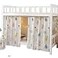 Qubanda Dorm Bottom Bunk Blackout Privacy Bed Curtains Bed Canopy Shading Dustproof Breathable Tent Nets Single Sleeper
