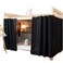 Qubanda Dorm Home Solid Thicken Bunk Blackout Bed Curtains Cloth Bed Canopy Students Single Sleeper1 Panel Black