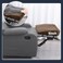 MABOZOO Wedge Recliner Leg Pillow Foam Extra Large Foot Rest Cushion with Adjustable Straps Recliner Footrest Extender Leg Elevation Pillow Wedge Pillow for Recliner Bed Sofa Couch Coffee