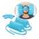 AOSSA Neck Stabilizer Pillow for Sleeping Face Up Triangle Wedge for Head Neck Positioning Post Surgery Recovery AntiWrinkle Back Sleep Training Pillow