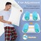 AOSSA Neck Stabilizer Pillow for Sleeping Face Up Triangle Wedge for Head Neck Positioning Post Surgery Recovery AntiWrinkle Back Sleep Training Pillow