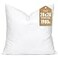 Artscope Synthetic Down Pillow Insert 28x28 Down Alternative Throw Pillow Insert Ultra Soft Fluffy Sleeping Pillow with 100 Cotton Cover Decorative PillowsWhite