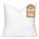 Artscope Synthetic Down Pillow Insert 28x28 Down Alternative Throw Pillow Insert Ultra Soft Fluffy Sleeping Pillow with 100 Cotton Cover Decorative PillowsWhite