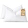Artscope Synthetic Down Lumbar Pillow Insert 12x20 Down Alternative Throw Pillow Insert Ultra Soft Fluffy Sleeping Pillow with 100 Cotton Cover Decorative Pillows Set of 2White