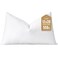 Artscope Synthetic Down Lumbar Pillow Insert 12x20 Down Alternative Throw Pillow Insert Ultra Soft Fluffy Sleeping Pillow with 100 Cotton Cover Decorative PillowsWhite