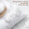 Artscope Synthetic Down Lumbar Pillow Insert 12x20 Down Alternative Throw Pillow Insert Ultra Soft Fluffy Sleeping Pillow with 100 Cotton Cover Decorative PillowsWhite
