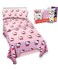 Hello Kitty Sheet Set Bundle of Hello Kitty Bedding Including Flat Sheet Fitted Sheet and Pillowcase for Twin Bed Plus Stickers More for Kids