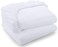 Utopia Bedding Fitted Sheet Pack of 2 Bottom Sheets Soft Brushed Microfiber Deep Pockets Shrinkage Fade Resistant Easy Care Full White