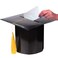 Creative Converting unisex adult Flat Cap Shaped Card Box Black One Size US