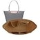 Lckaey bag Organizer Insert for Longchamp Pliage Neo Handbags Insert Organizer 1012camelM