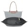 LOUKAYCCI Felt Purse Organizer Insert for Longchamp Le Pliage M Handbag Insert MediumGary