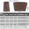 Lckaey Purse Organizer Insert for longchamp le pliage Handbags Insert Organizer 1012coffeeS