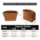 LOUKAYCCI Purse Organizer Insert for Le Pliage Medium Handbags Insert Organizer Brown Medium