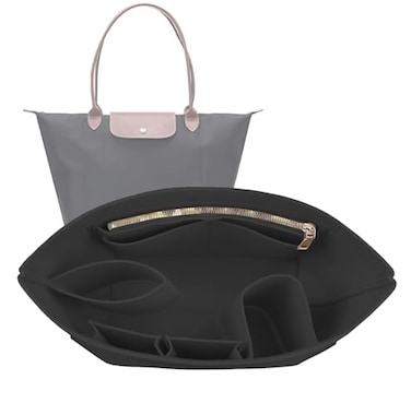 Lckaey bag Organizer Insert for Longchamp Le Pliage Neo Handbags Insert Organizer 1012BLACKM