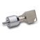 JAGTRADE Silver Metal Desktop Computer Lock with Key AntiTheft Modern Style Works with Most Desktops Docking Stations