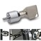 JAGTRADE Silver Metal Desktop Computer Lock with Key AntiTheft Modern Style Works with Most Desktops Docking Stations