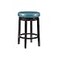 Linon Maya Counter Brown Stool 24 Teal