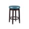 Linon Maya Counter Brown Stool 24 Teal