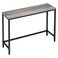 Timberer 394 Console Table Hallway Entrance Table Sofa Table Behind Couch for Living Room Entryway Easy Assembly Accent TableGrey