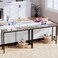 Timberer 394 Console Table Hallway Entrance Table Sofa Table Behind Couch for Living Room Entryway Easy Assembly Accent TableGrey
