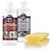 CLEAN MY STEEL Stainless Steel Rust Remover and Protector Kit NSF 85 oz Includes B570 Rust Remover B580 Cleaner and Protector Sponge and Gloves