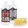 CLEAN MY STEEL Stainless Steel Rust Remover and Protector Kit NSF 85 oz Includes B570 Rust Remover B580 Cleaner and Protector Sponge and Gloves