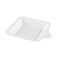Restaurantware Small Bagasse Tasting Plate Mini Tasting Plate Durable All Natural Premium Disposable Material 4 x 5 White 100ct Box