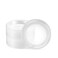 PLASTICPRO 160 Pack Clear Plastic Plates 6 Inch Bulk Pack Durable Disposable Plastic Dinner Plates for Parties Events BBQ
