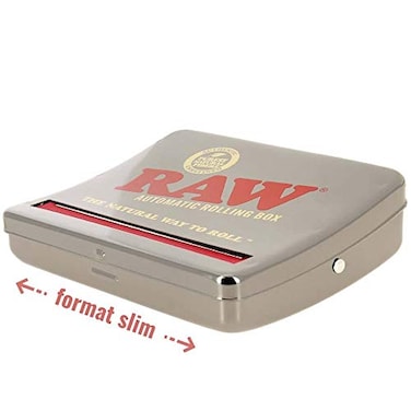 RAW Natural Unrefined Rolling Papers Automatic Rolling Box 110mm King Size