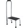 Medical king Step Stool with Handle for Adults Step stools with Handle for Elderly for Bed ChromePlated Steel Frame 330Lbs Capacity Use At Home Bathroom Kitchen
