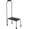 Medical king Step Stool with Handle for Adults Step stools with Handle for Elderly for Bed ChromePlated Steel Frame 330Lbs Capacity Use At Home Bathroom Kitchen