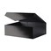 JINGUAN Large Black Collapsible Gift Box with Magnetic Closure Lid 135x9x41 Inches Groomsman Proposal Box Rectangle Present Box Glossy Black 1 Pack