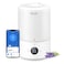 LEVOIT Smart Cool Mist Top Fill Humidifiers for Bedroom with Sensor Auto Humidity Setting APP Voice Control Essential Oil Diffuser Ultra Quiet Operation Super Easy Top Fill 3L White
