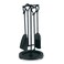 Pilgrim Home and Hearth 18019 Compact Fireplace Tool Set 18 H13 lb Matte Black
