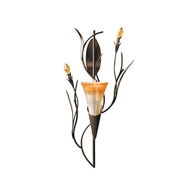 Accent Plus Dawn Lily Candle Wall Sconce 125 Tall