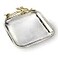 Elegance Butterfly Square Tray 85 SilverGold 70067