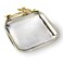 Elegance Butterfly Square Tray 85 SilverGold 70067