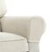 Chaexii Premium Polyester Sofa Arm Cover Scratch Resistant Protector CoversElastic Armrest Covers for SquareCurvedSloping Couch Armrests 2Pcs Warm White