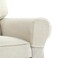 Chaexii Premium Polyester Sofa Arm Cover Scratch Resistant Protector CoversElastic Armrest Covers for SquareCurvedSloping Couch Armrests 2Pcs Warm White