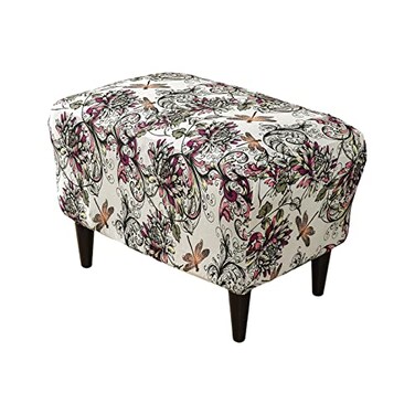 Eco-Ancheng EcoAncheng Ottoman Cover Rectangular Storage Ottoman Slipcover Footrest Stool Covers with Nonslip Elastic Bottom