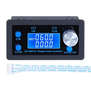 PEMENOL CNC Stepper Motor Controller Driver Needed DC 530V 1128 Microstep Resolution Adjustable Speed Angle Delay Direction LCD Display Compatible with NEMA 1723 Motors